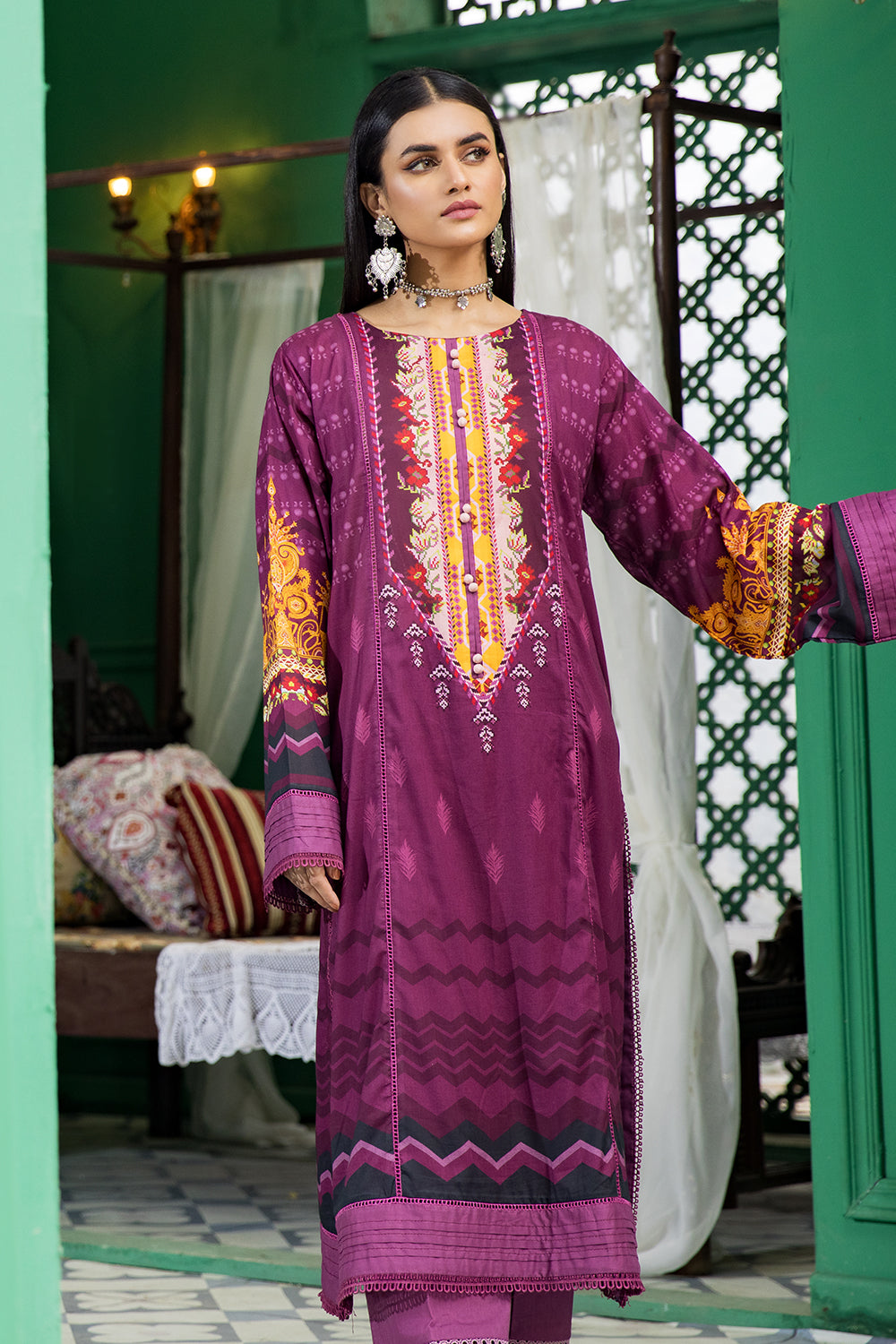 1 PC Unstitched | Printed Shirt