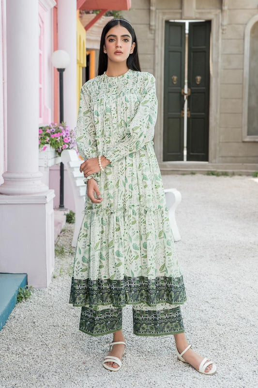 1 PC Unstitched | Printed  Lawn Shirt