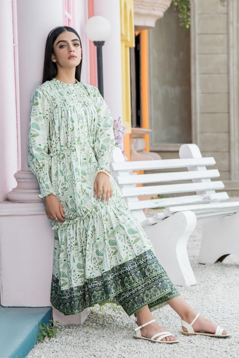 1 PC Unstitched | Printed  Lawn Shirt