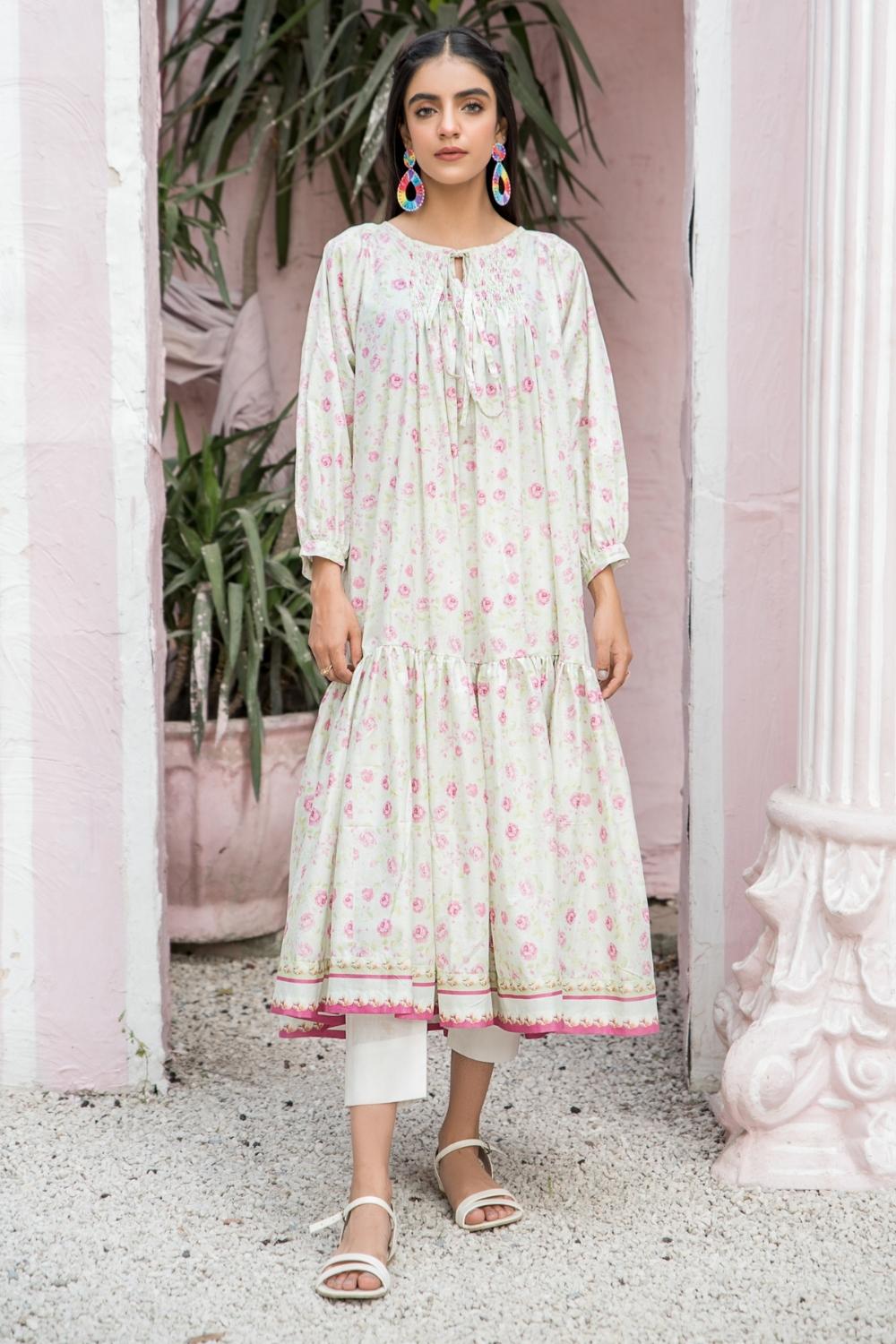 1 PC Unstitched | Printed  Lawn Shirt