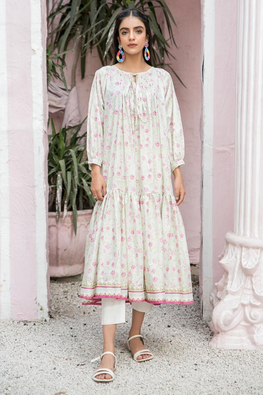 1 PC Unstitched | Printed  Lawn Shirt