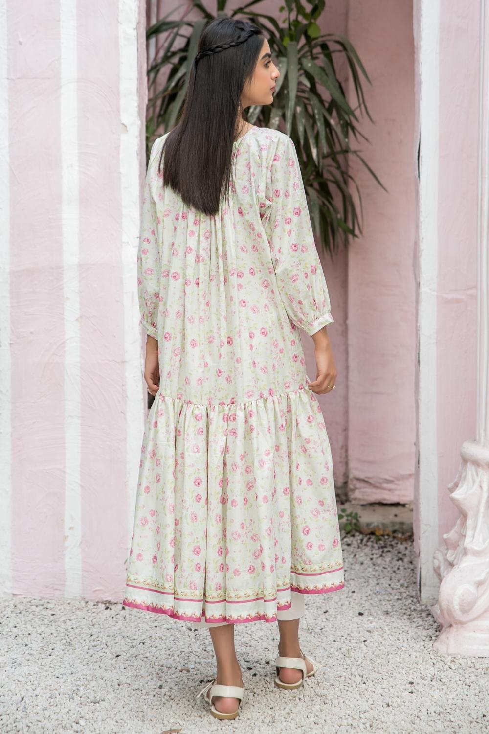 1 PC Unstitched | Printed  Lawn Shirt