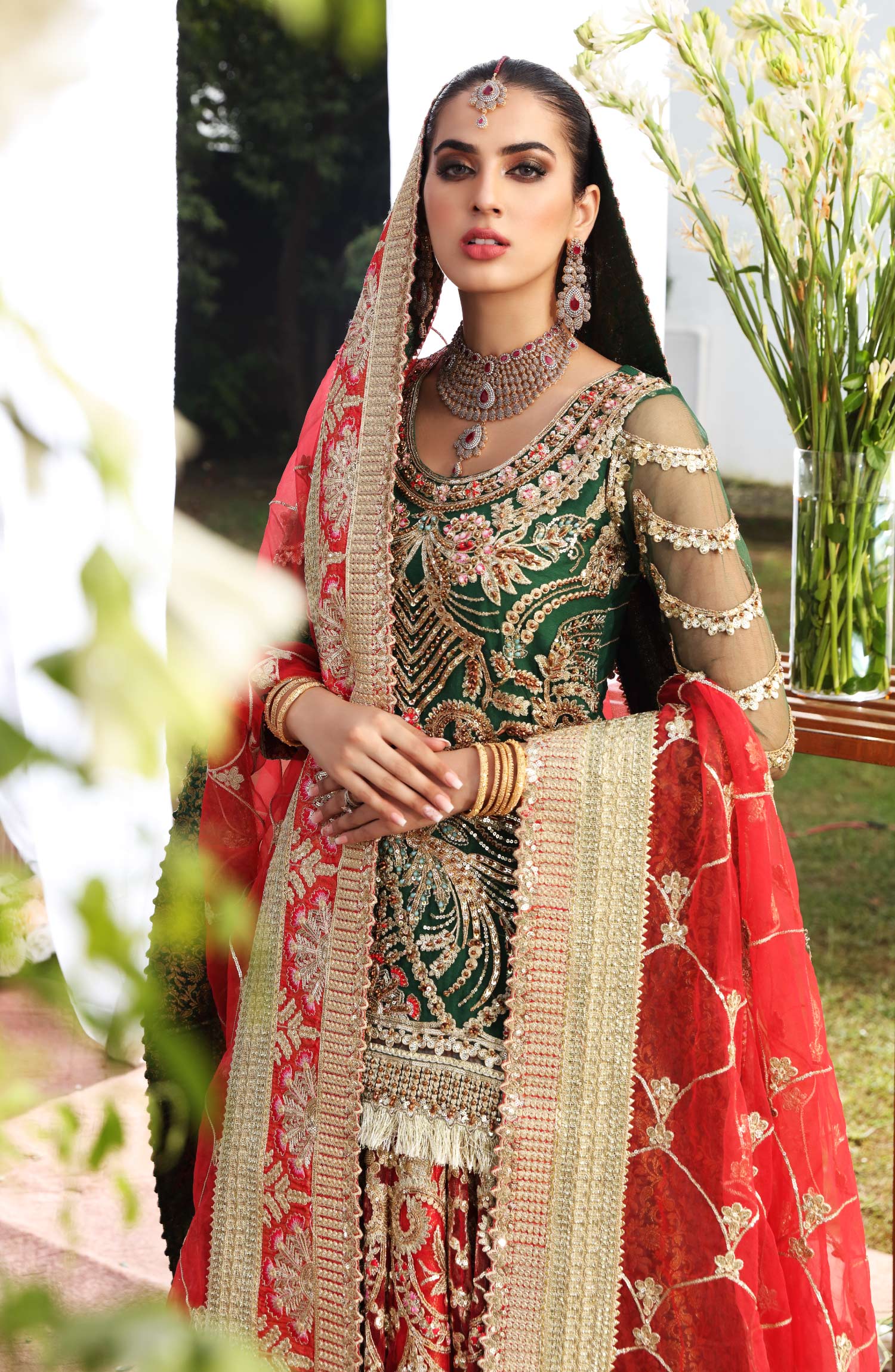 Bridal Lehnga - Dreamy Wonder (MBL-0008) by Maryum N Maria priced at 32000.00