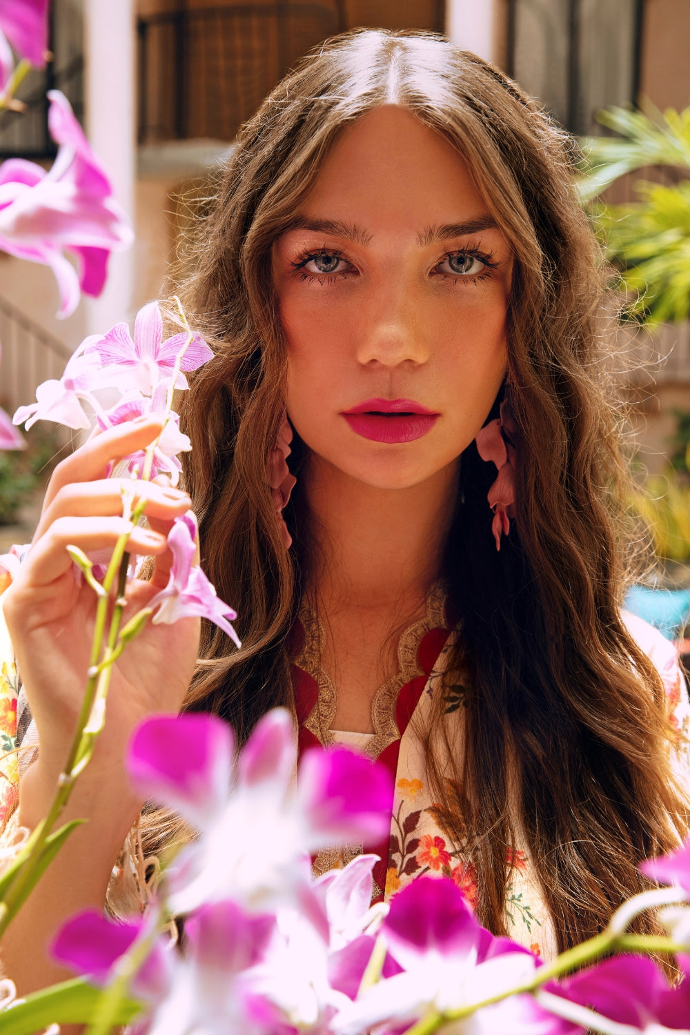 3PC Unstitched | Embroidered Lawn Suit | Manar Printed Dupatta