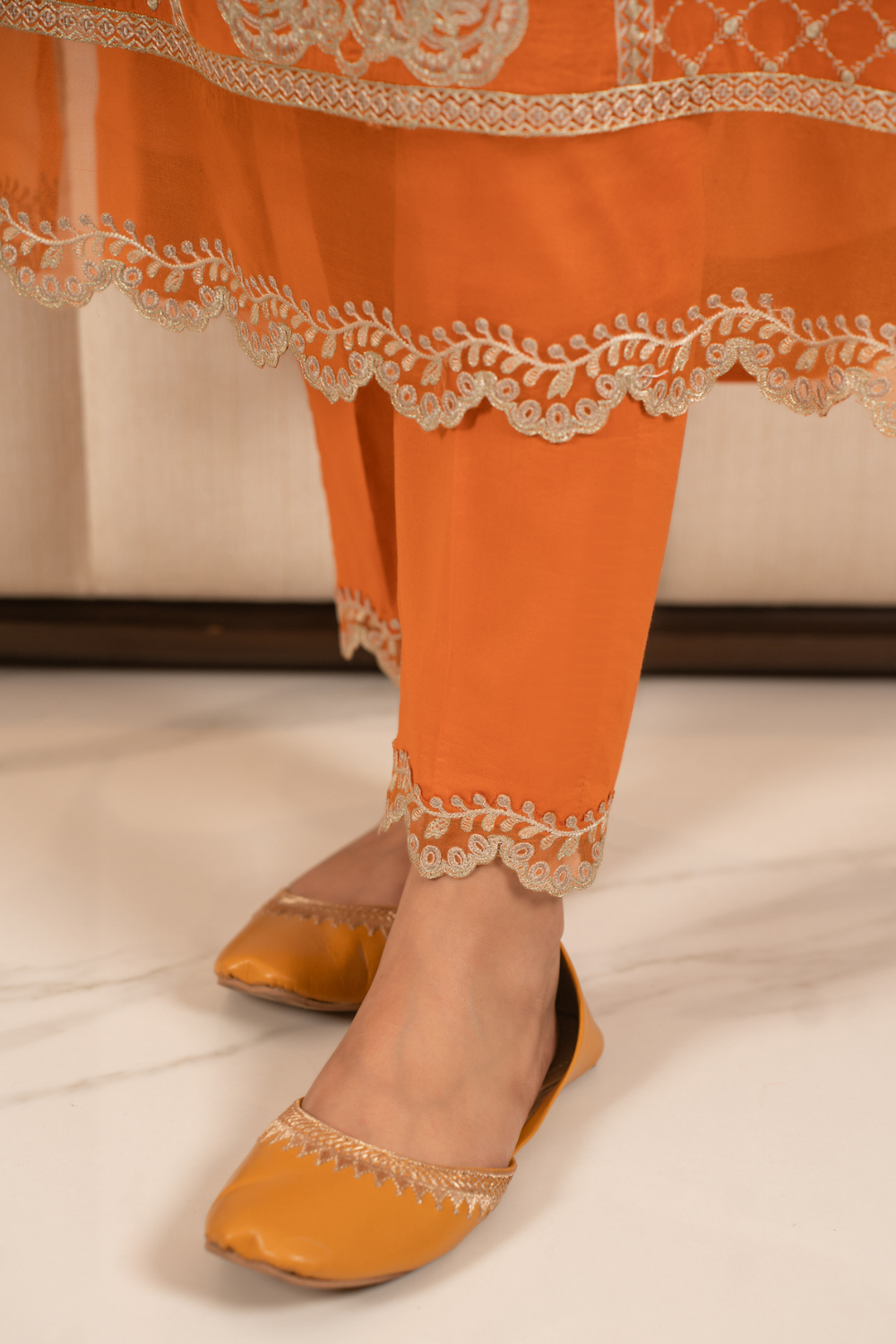 2 PC Stitched | Embroidered Suit