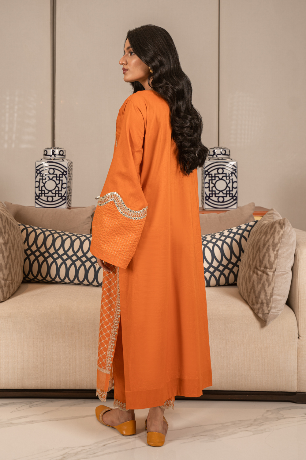 2 PC Stitched | Embroidered Suit