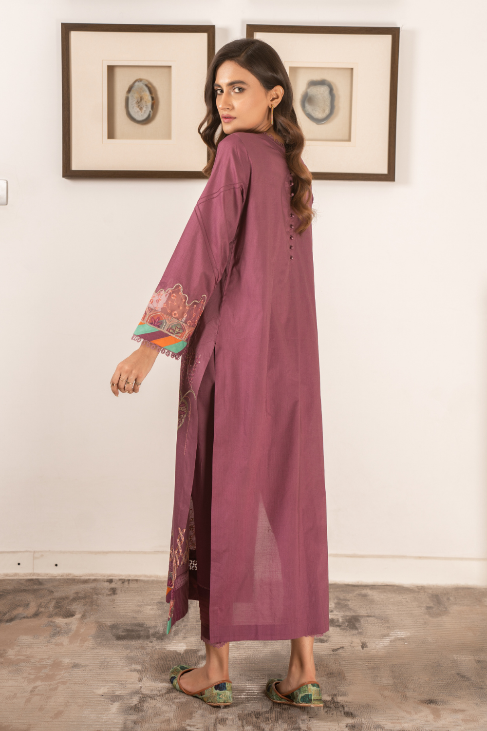 2 PC Stitched | Embroidered Suit