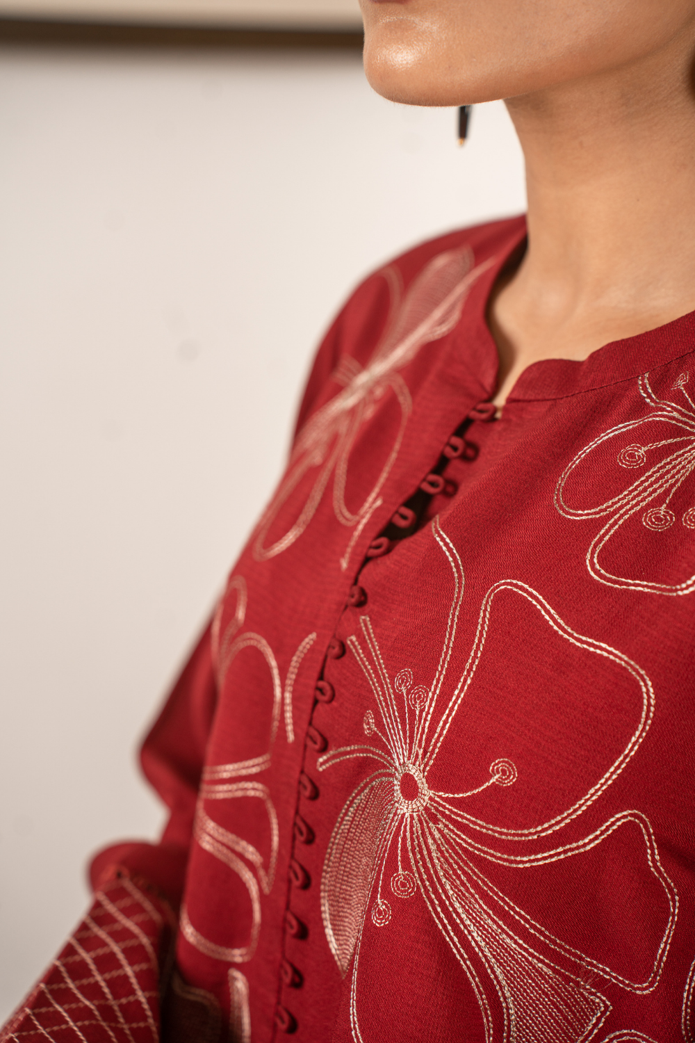 2 PC Stitched | Embroidered Suit