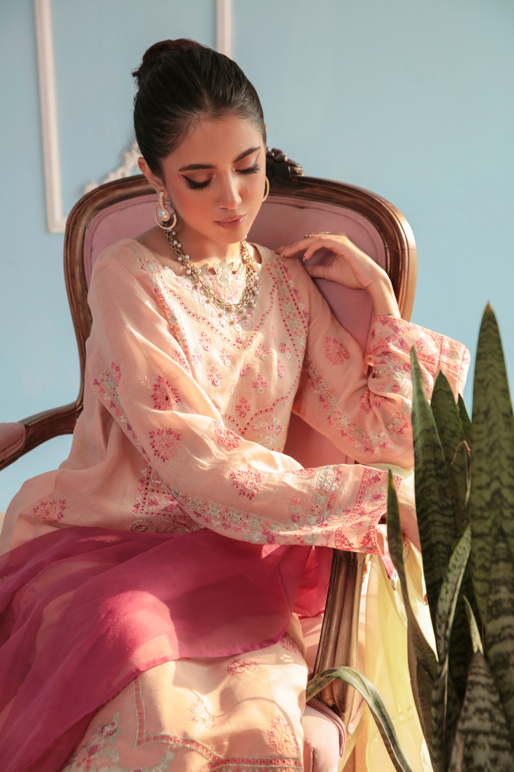 3 PC Stitched | Embroidered Suit