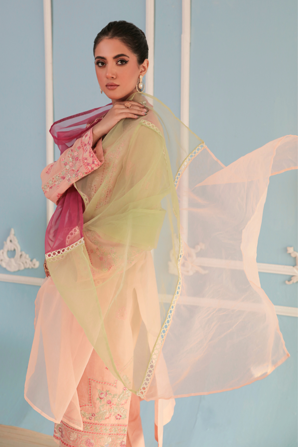 3 PC Stitched | Embroidered Suit