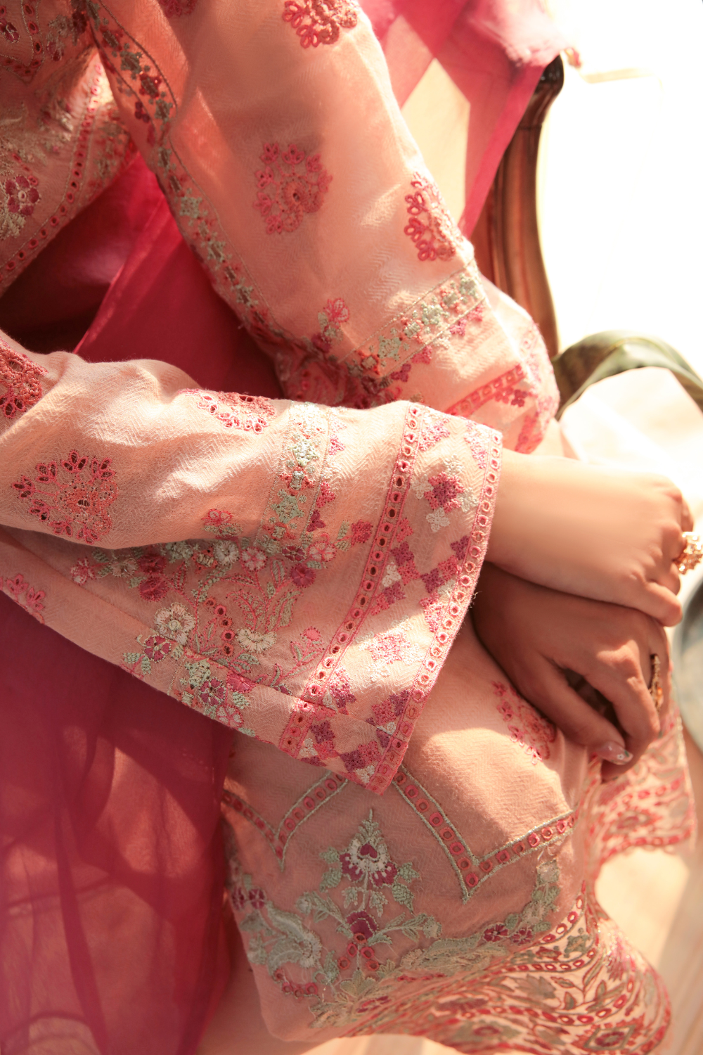 3 PC Stitched | Embroidered Suit