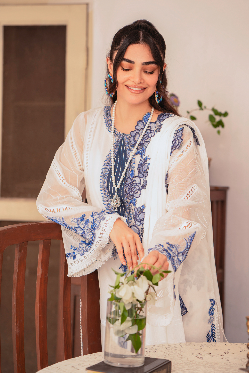 3 PC Stitched | Formal Embroidered Suit