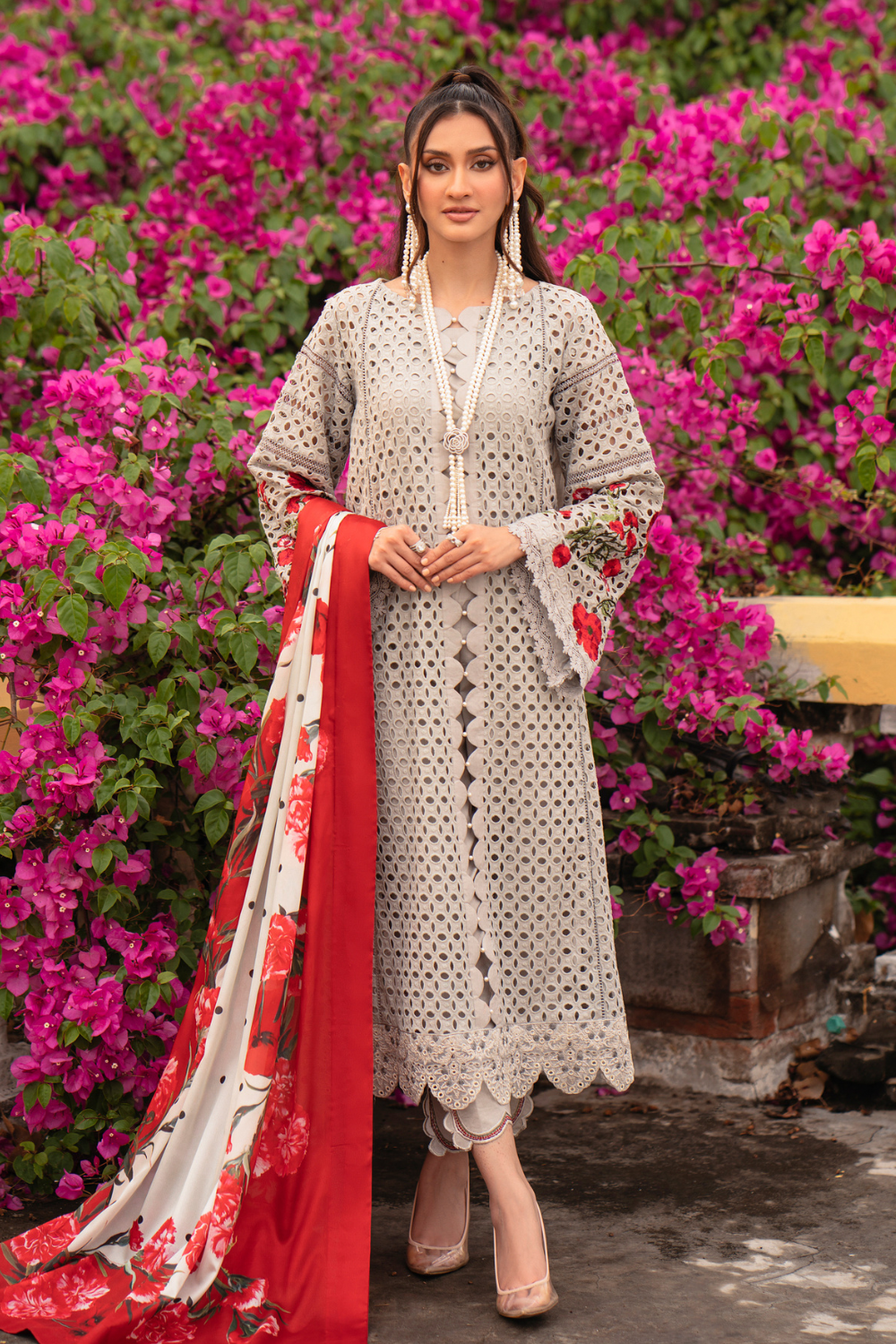 3 PC Stitched | Formal Embroidered Suit
