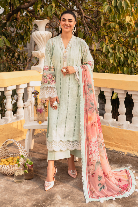 3 PC Stitched | Formal Embroidered Suit