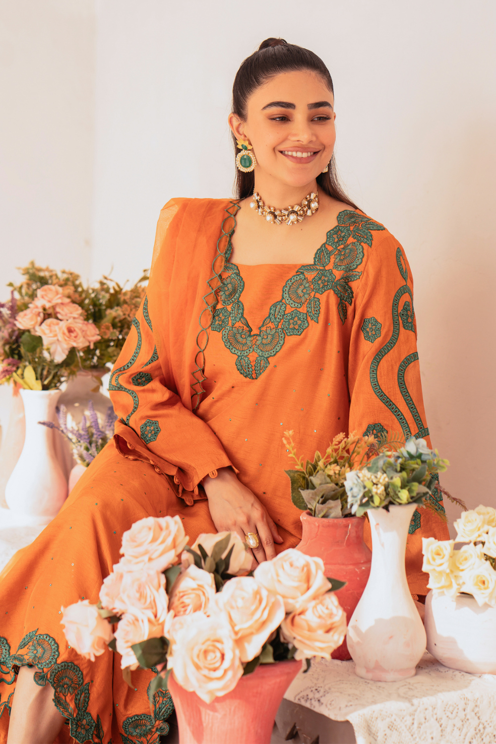 3 PC Stitched | Formal Embroidered Suit