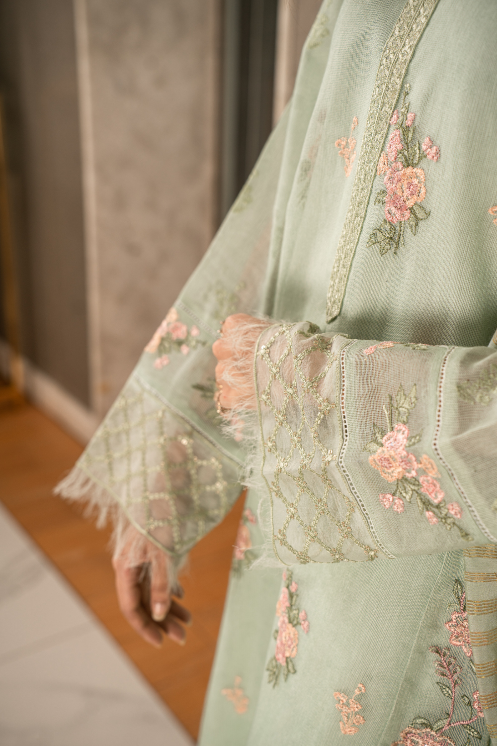 3 PC Stitched | Embroidered Suit