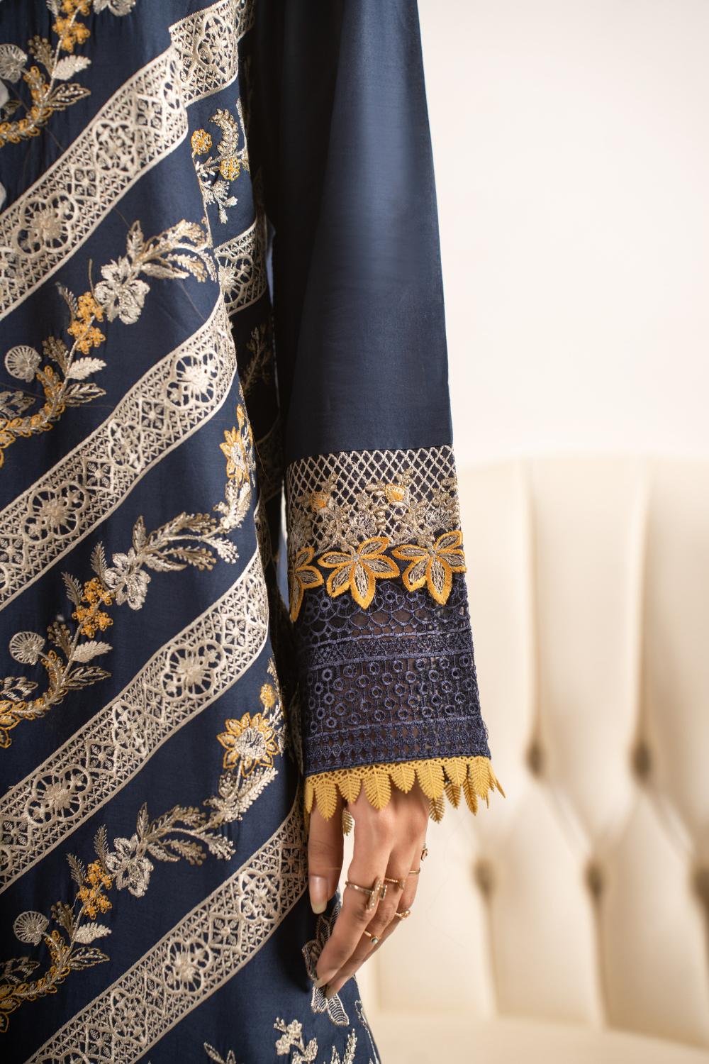 3 PC Stitched | Embroidered Suit