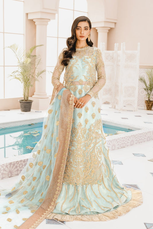Formal Lehenga - Blue Age (MX-02) by Maryum N Maria priced at 15500.00