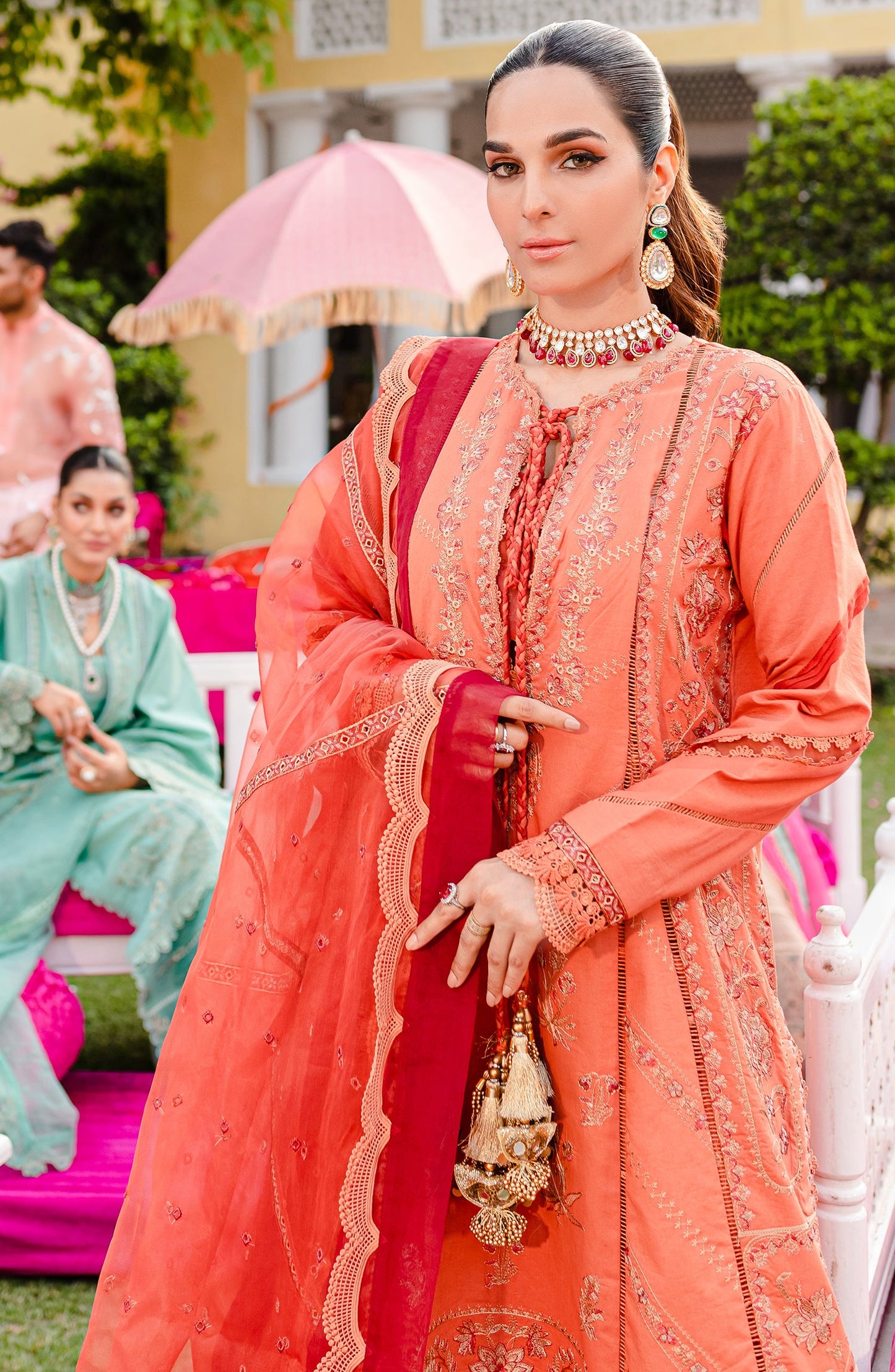 Luxury Lawn - Ruby Woo (MLFD-143) Maryum N Maria