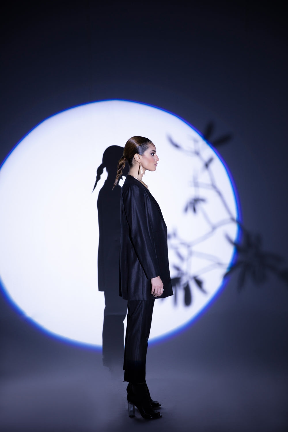 2 PC Stitched | Black Coutry Pent+ Coat