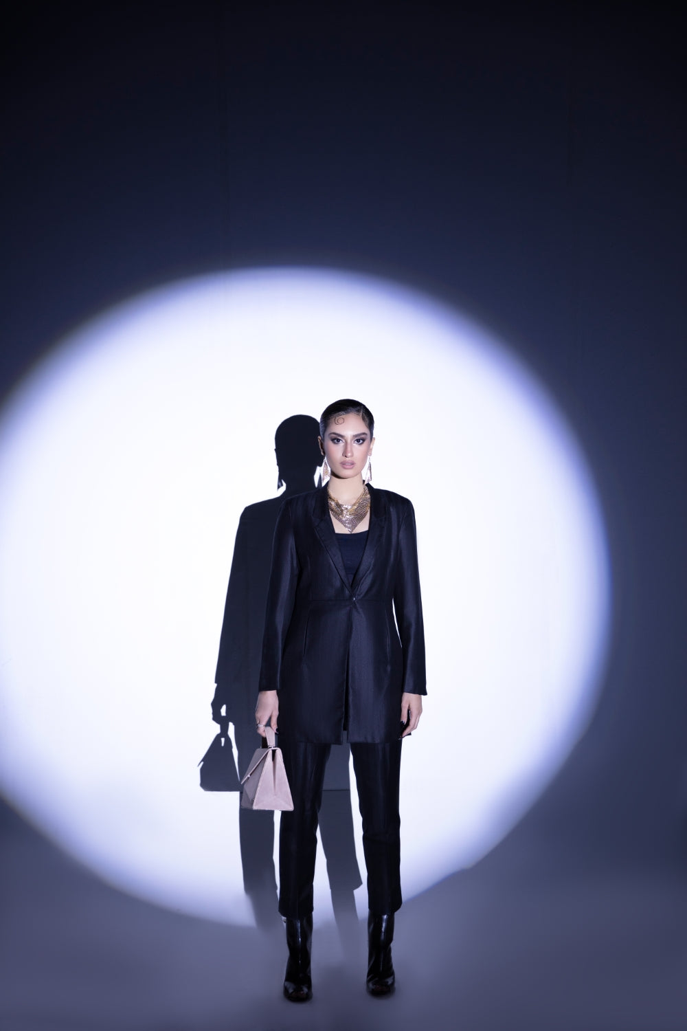 2 PC Stitched | Black Coutry Pent+ Coat