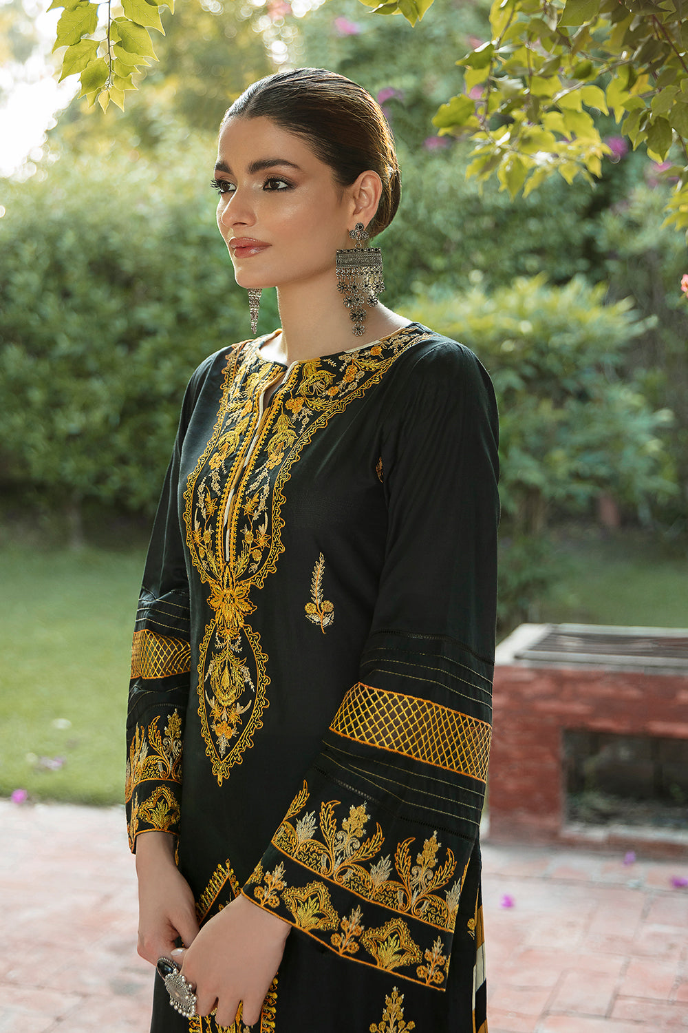 1 PC Stitched Embroidered Shirt