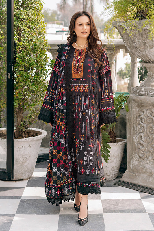 3 PC Unstitched  | Printed Shirt + Printed Dupatta + Dyed Trouser