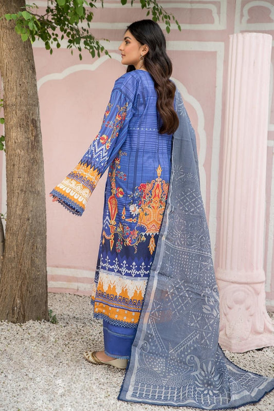 3 PC Unstitched Printed Suit