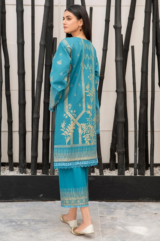 2 PC Unstitched | Paste Printed Shirt + Printed Cotton Trouser