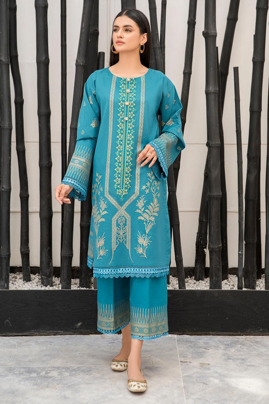 2 PC Unstitched | Paste Printed Shirt + Printed Cotton Trouser