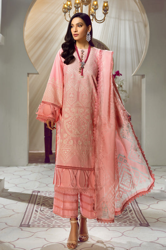 3 PC Unstitched Premium | Emboridered Shirt + Printed Dupatta + Dyed Trouser