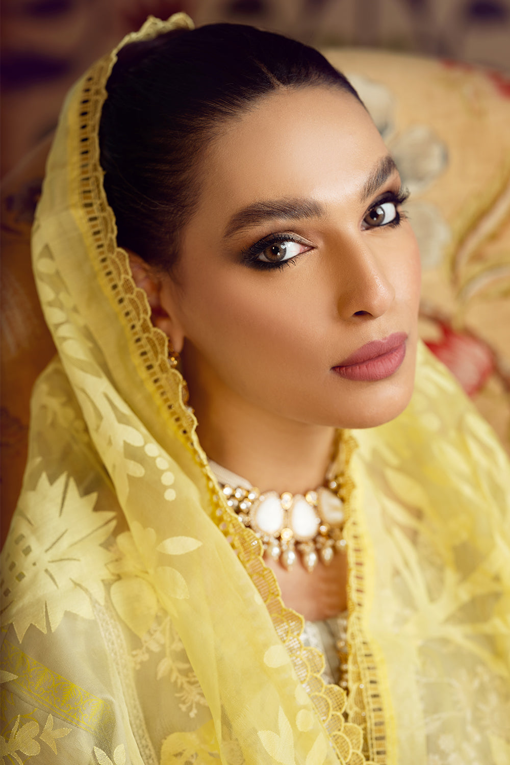 3 PC Unstitched Premium | Emboridered Shirt + Printed Dupatta + Dyed Trouser