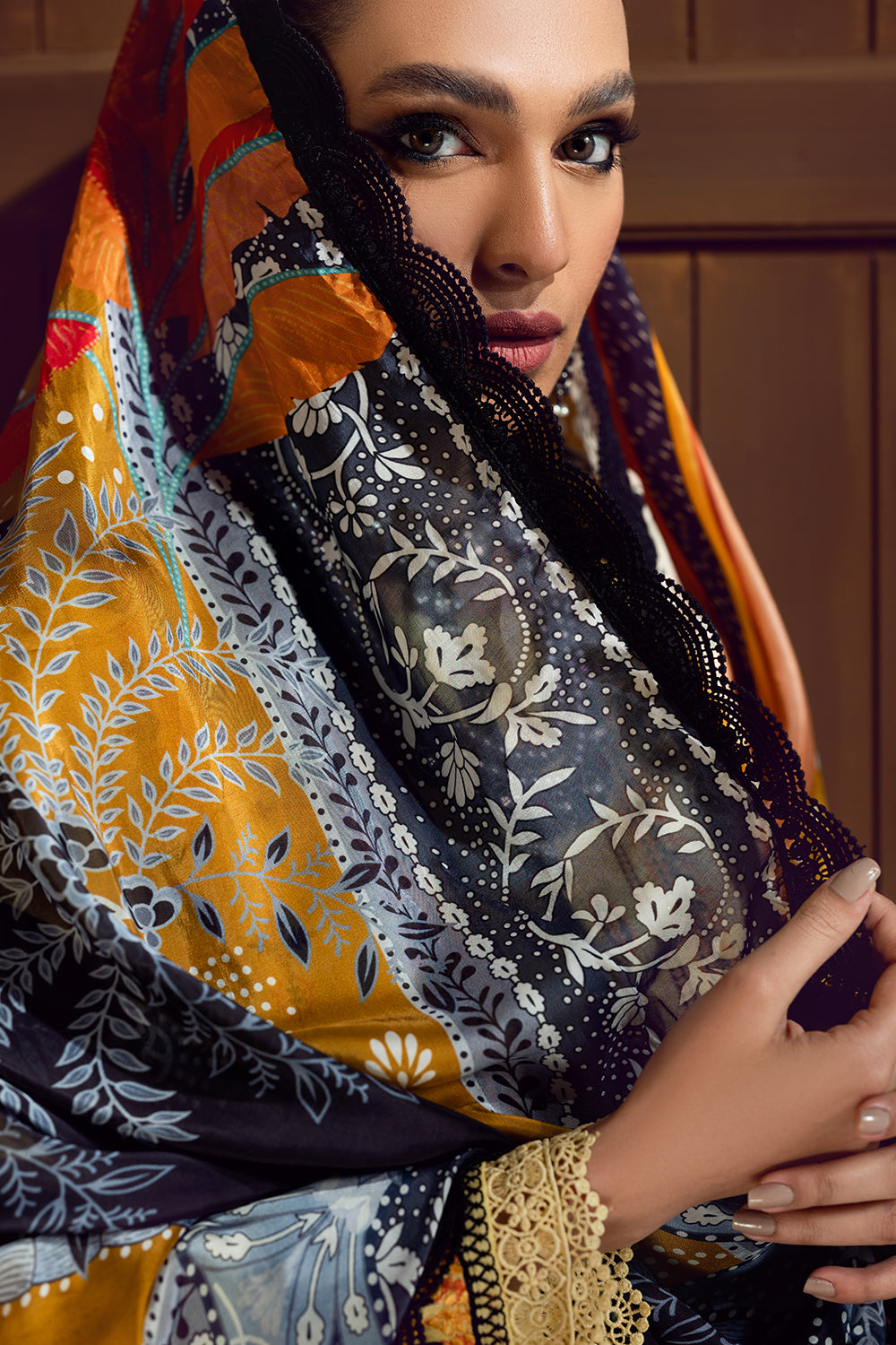 3 PC Unstitched Premium | Emboridered Shirt + Printed Dupatta + Dyed Trouser