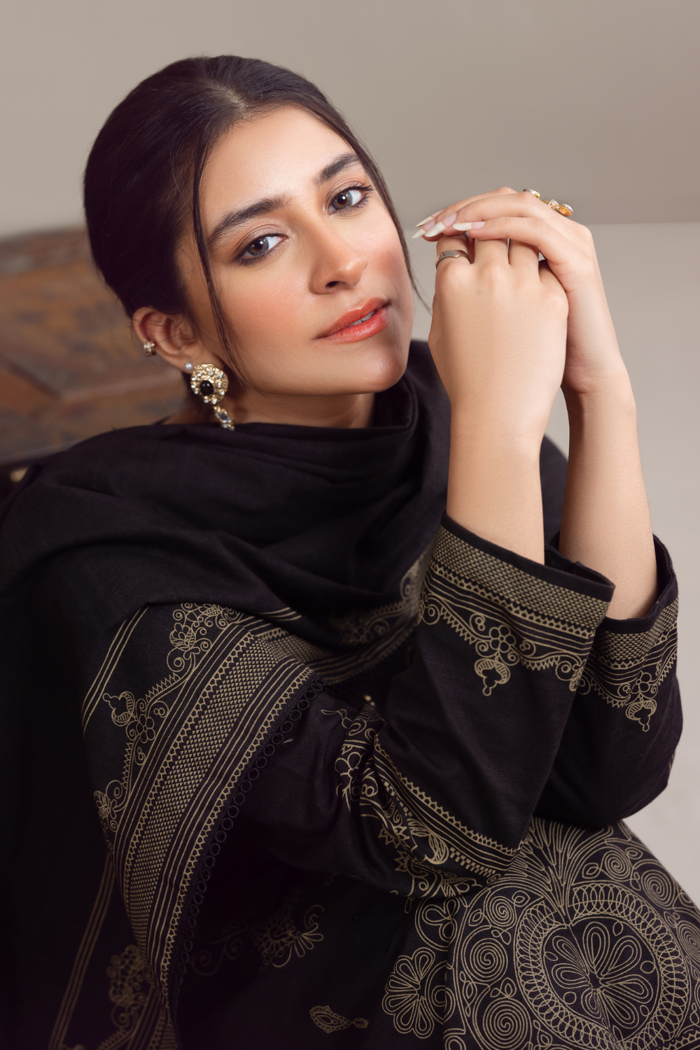 3 PC Unstitched | Khaddar Suit