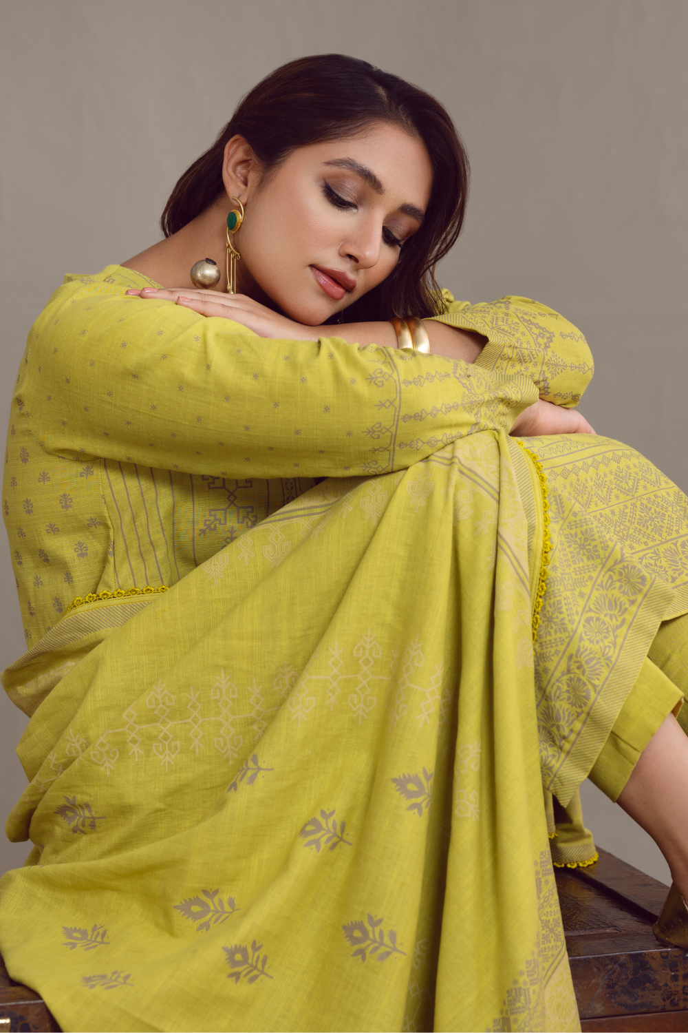 3 PC Unstitched | Khaddar Suit