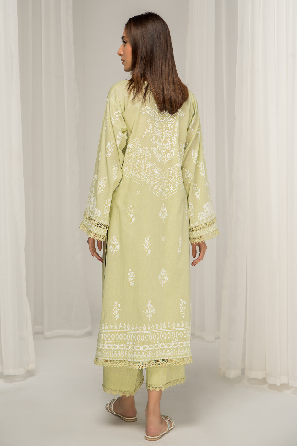 1 PC Unstitched |  Printed Lawn Shirt