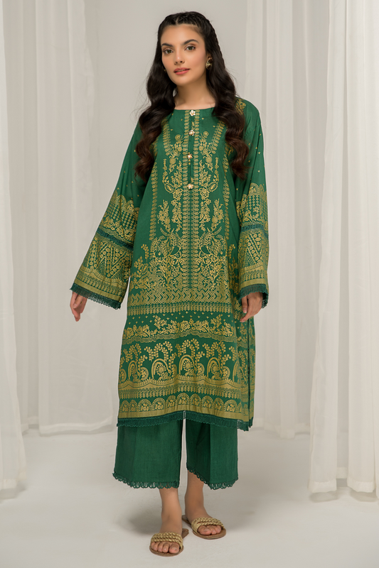 1 PC Unstitched |  Printed Lawn Shirt