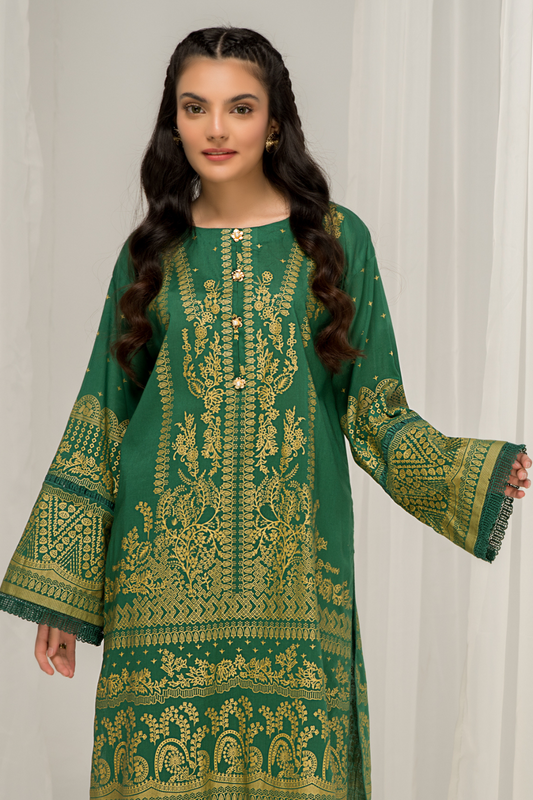 1 PC Unstitched |  Printed Lawn Shirt