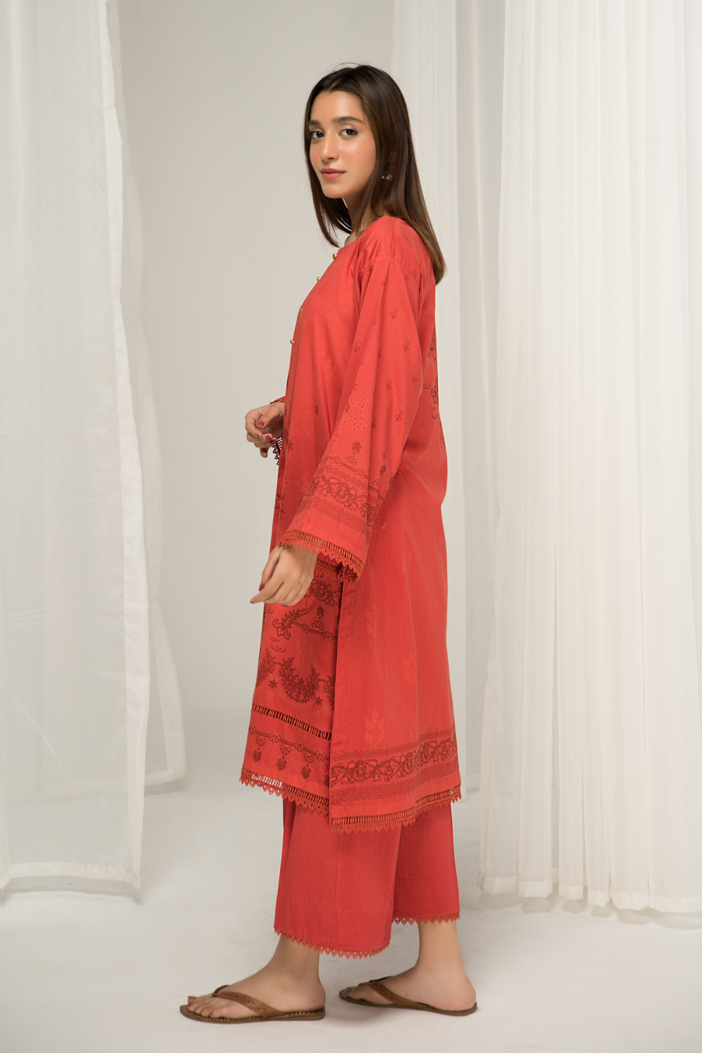 1 PC Unstitched |  Printed Lawn Shirt