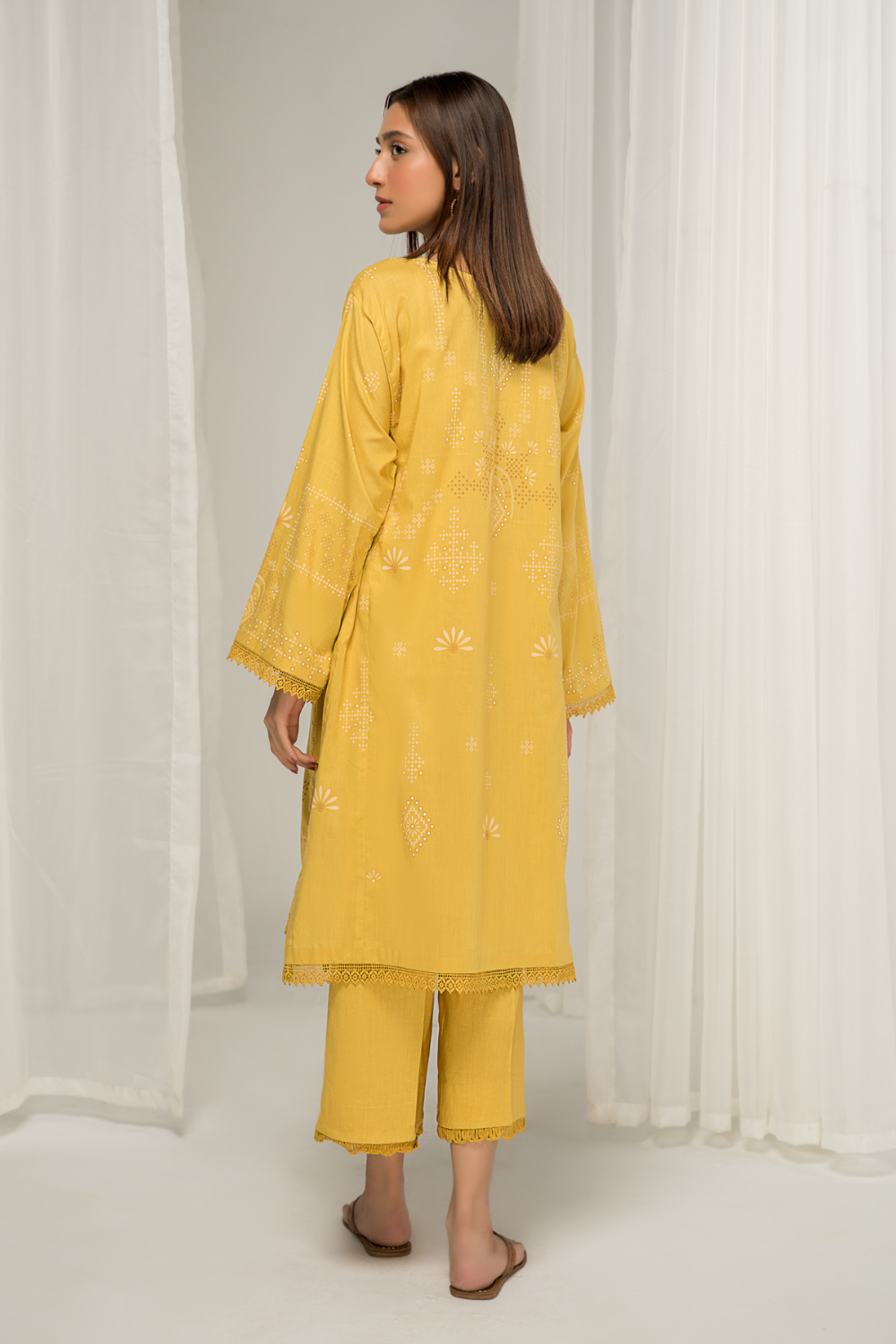 1 PC Unstitched |  Printed Lawn Shirt