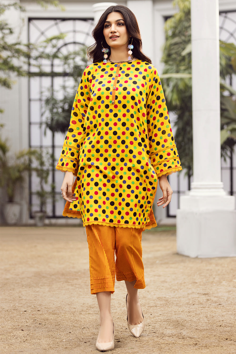 2 PC Unstitched | Printed Shirt + Printed Trouser