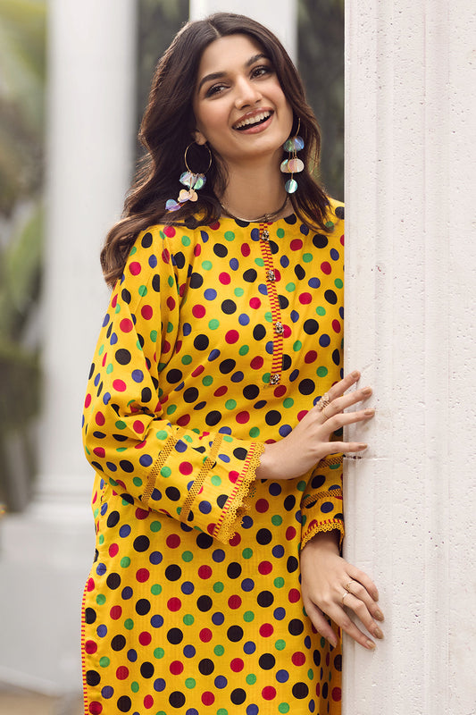 2 PC Unstitched | Printed Shirt + Printed Trouser