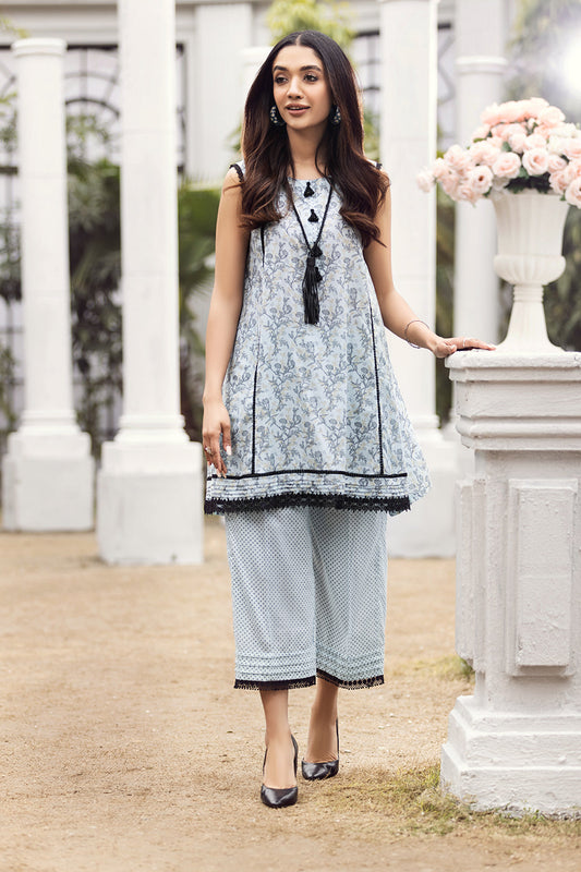 2 PC Unstitched | Printed Shirt + Printed Trouser