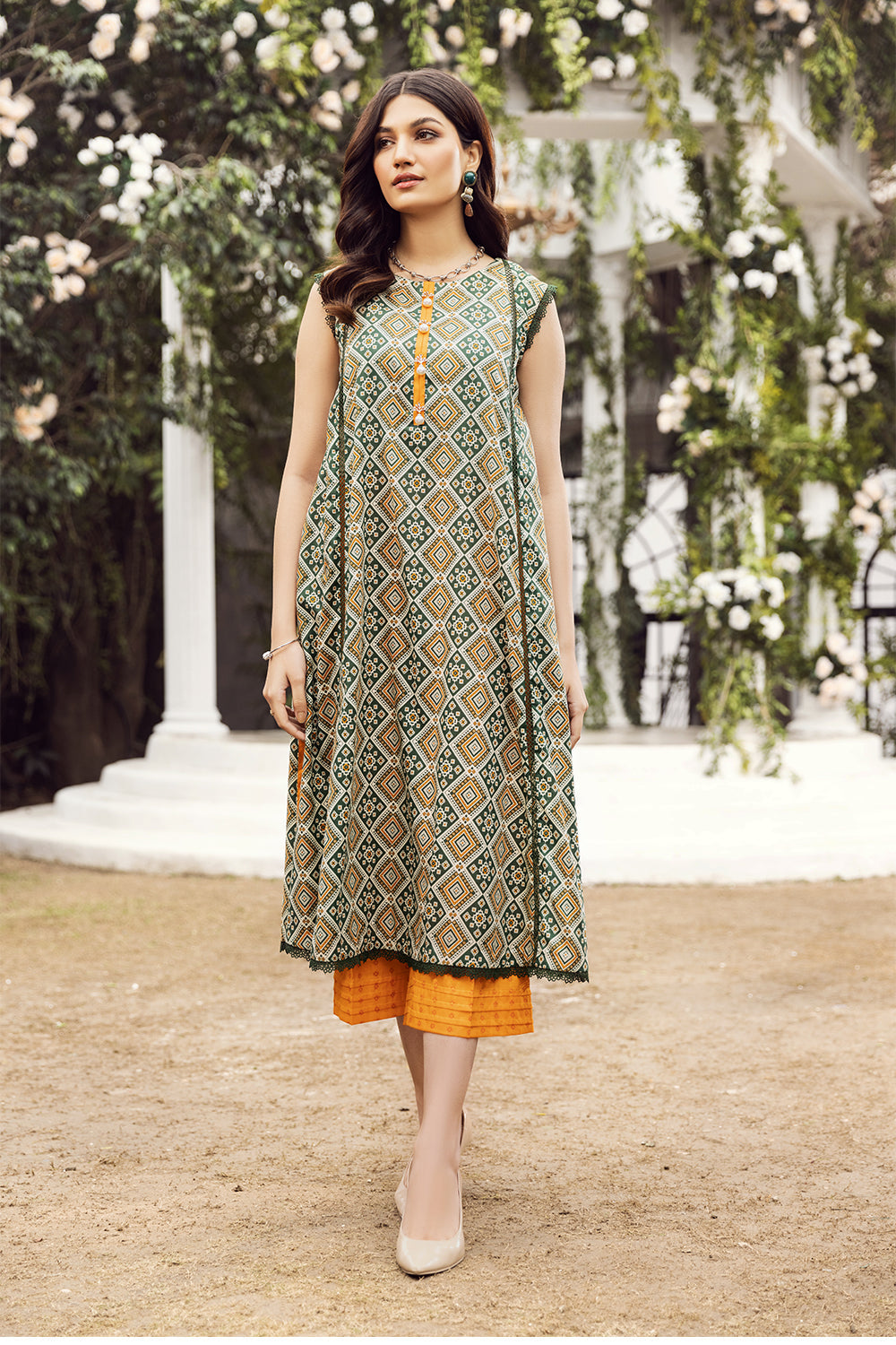 2 PC Unstitched | Printed Shirt + Printed Trouser