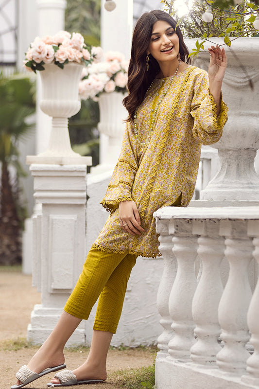 2 PC Unstitched | Printed Shirt + Printed Trouser