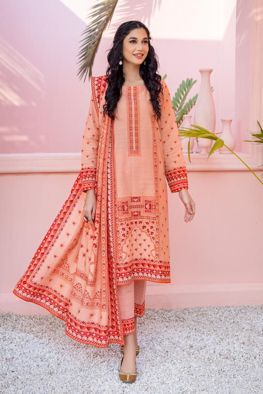 3 PC Unstitched | Printed Khaddar Suit