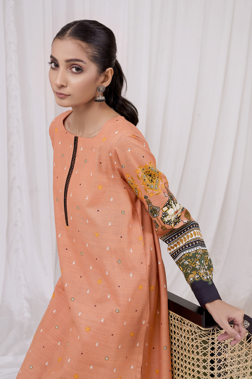 1 PC Unstitched | Printed Khaddar Shirt