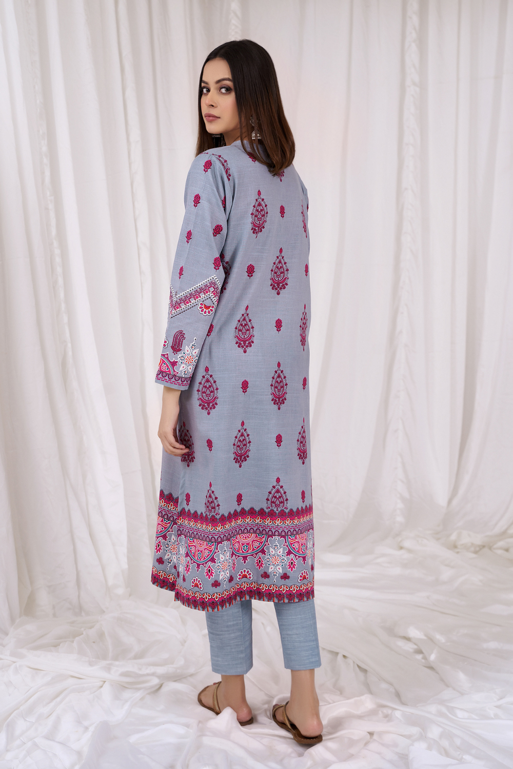 1 PC Unstitched | Printed Khaddar Shirt