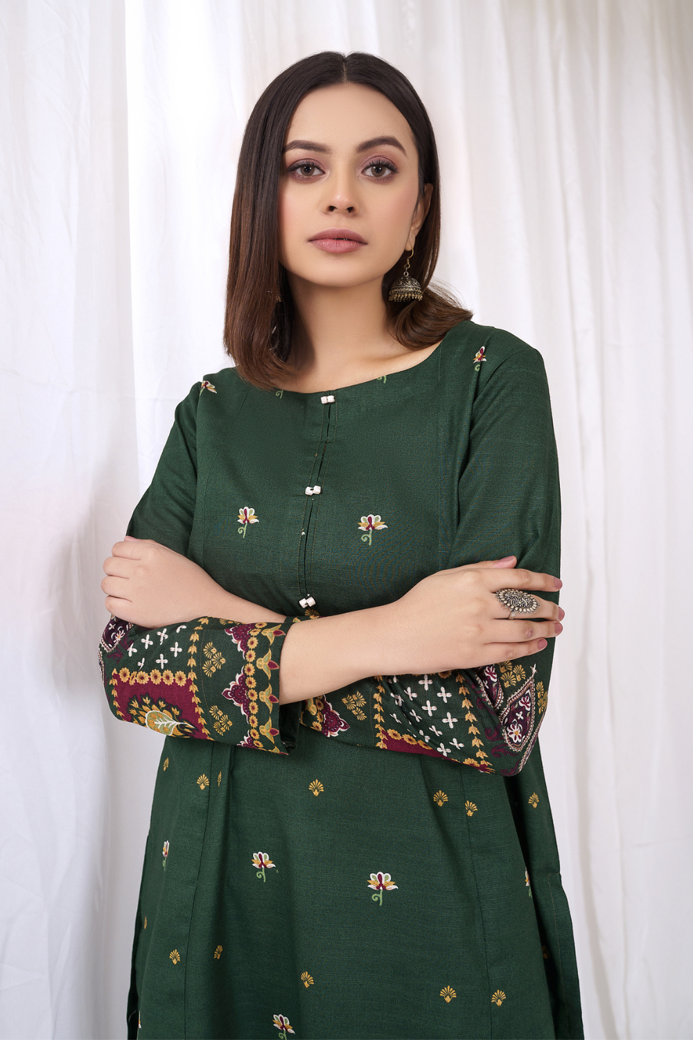 1 PC Unstitched | Printed Khaddar Shirt