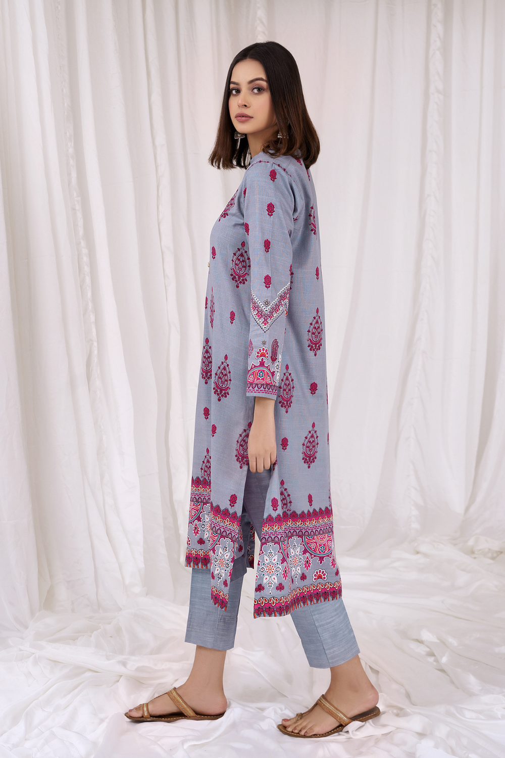 1 PC Unstitched | Printed Khaddar Shirt